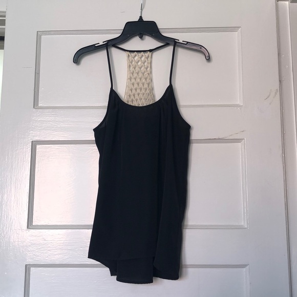 Black tank with white knit backing - Picture 1 of 3